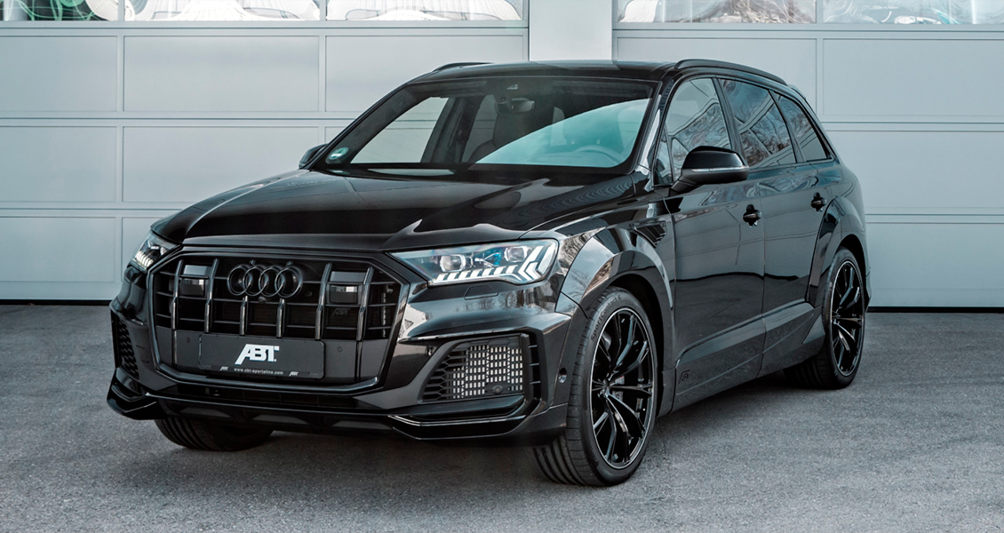 Тюнинг ABT для Audi Q7 4M 2021 2020. Обвес, диски, выхлопная система